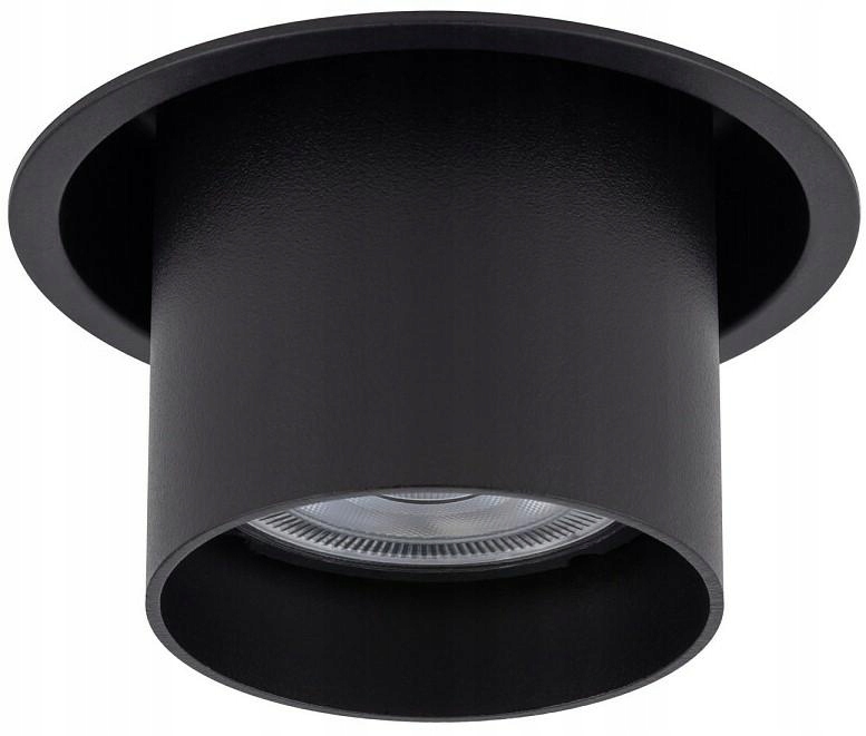 Podomítkové svítidlo Mono Slide Černé 1xGU10 IP20 Stropní očko do pokoje