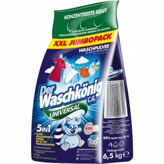

Der Waschkoning Proszek uniwersalny 6,5kg