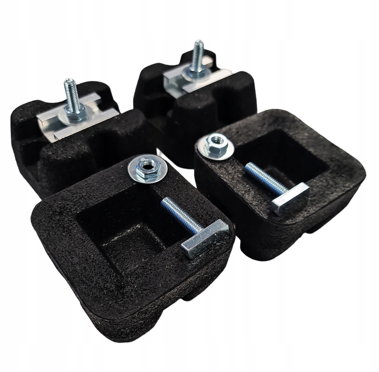 Gumová základna pod klimatizační zařízení s tepelným čerpadlem 110 x 110 x 68 mm 4ks/kpl