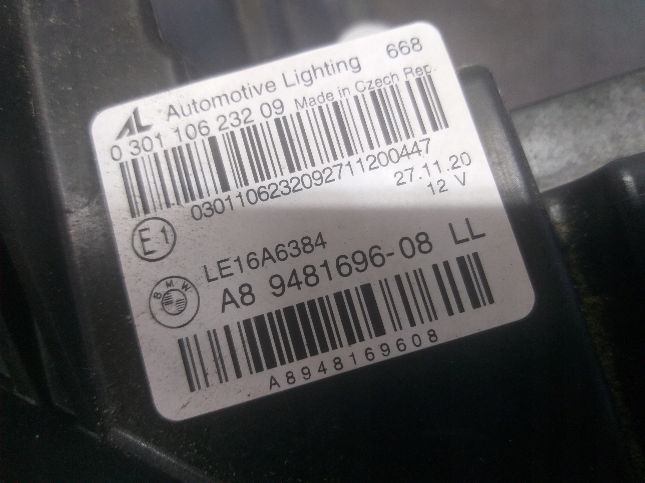light front right BMW 3 III G20 G21 FULL LED 9481696-08