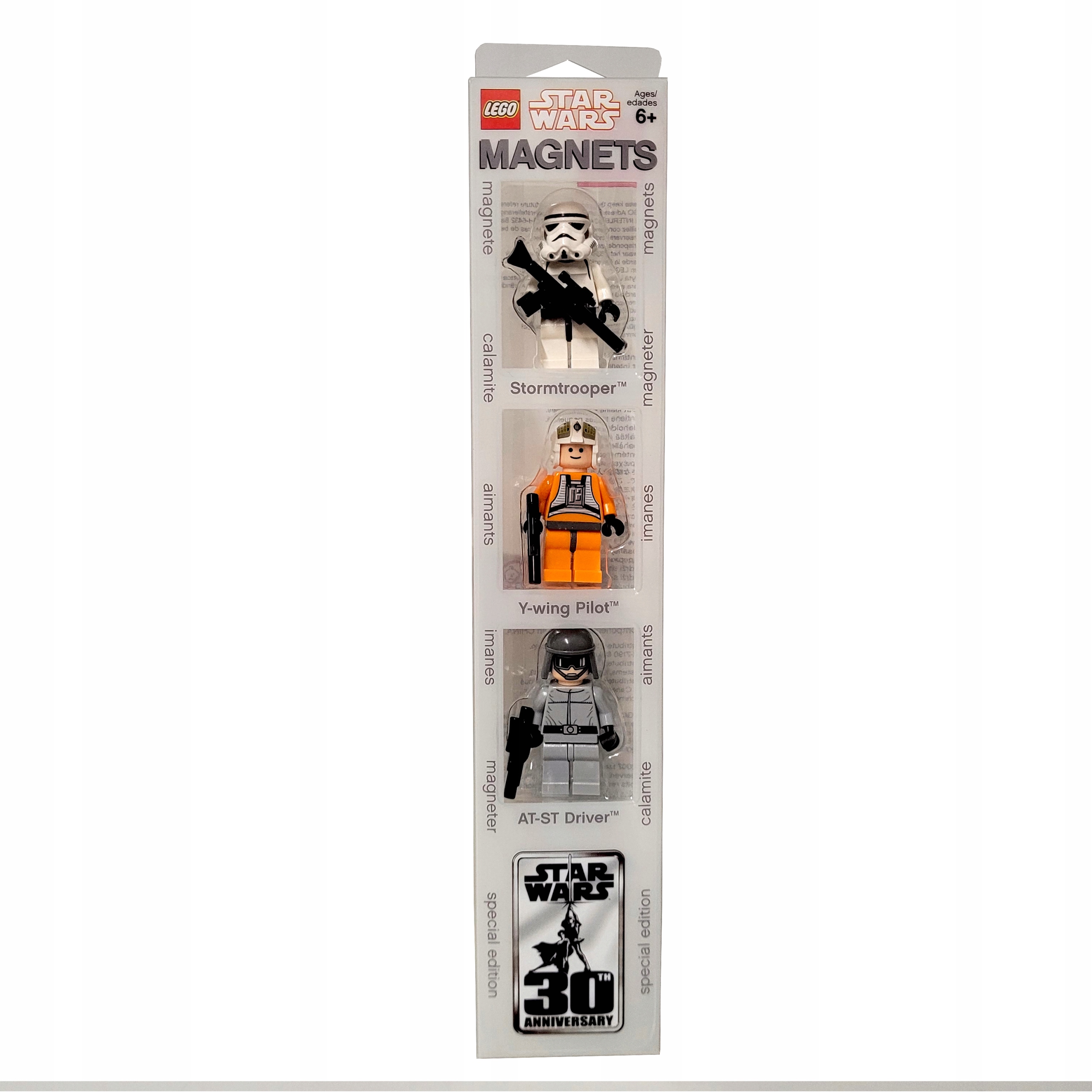 Lego Star Wars 851939 magnes minifigurki Misb szturmowiec At-st Y-wing 2007