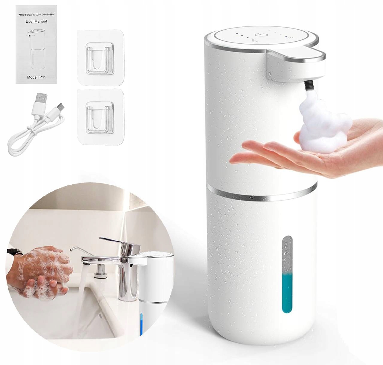 380 ml Automatický bezkontaktní dávkovač tekutého mýdla se senzorem P11