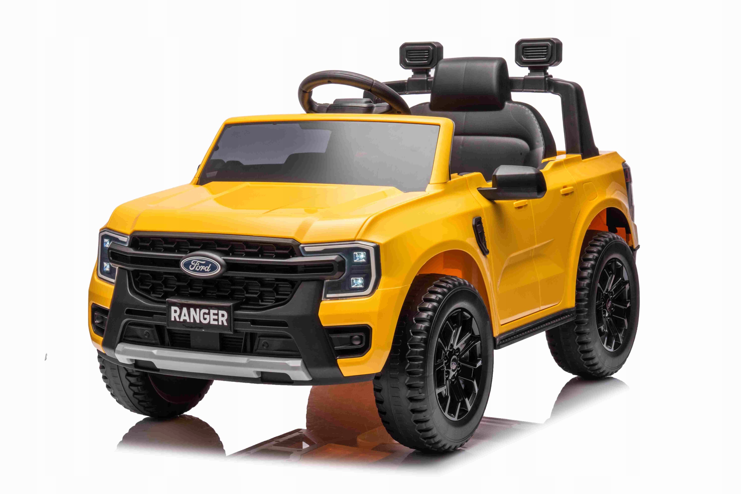 Auto na akumulator dla dzieci Ford Ranger Lift Żółty