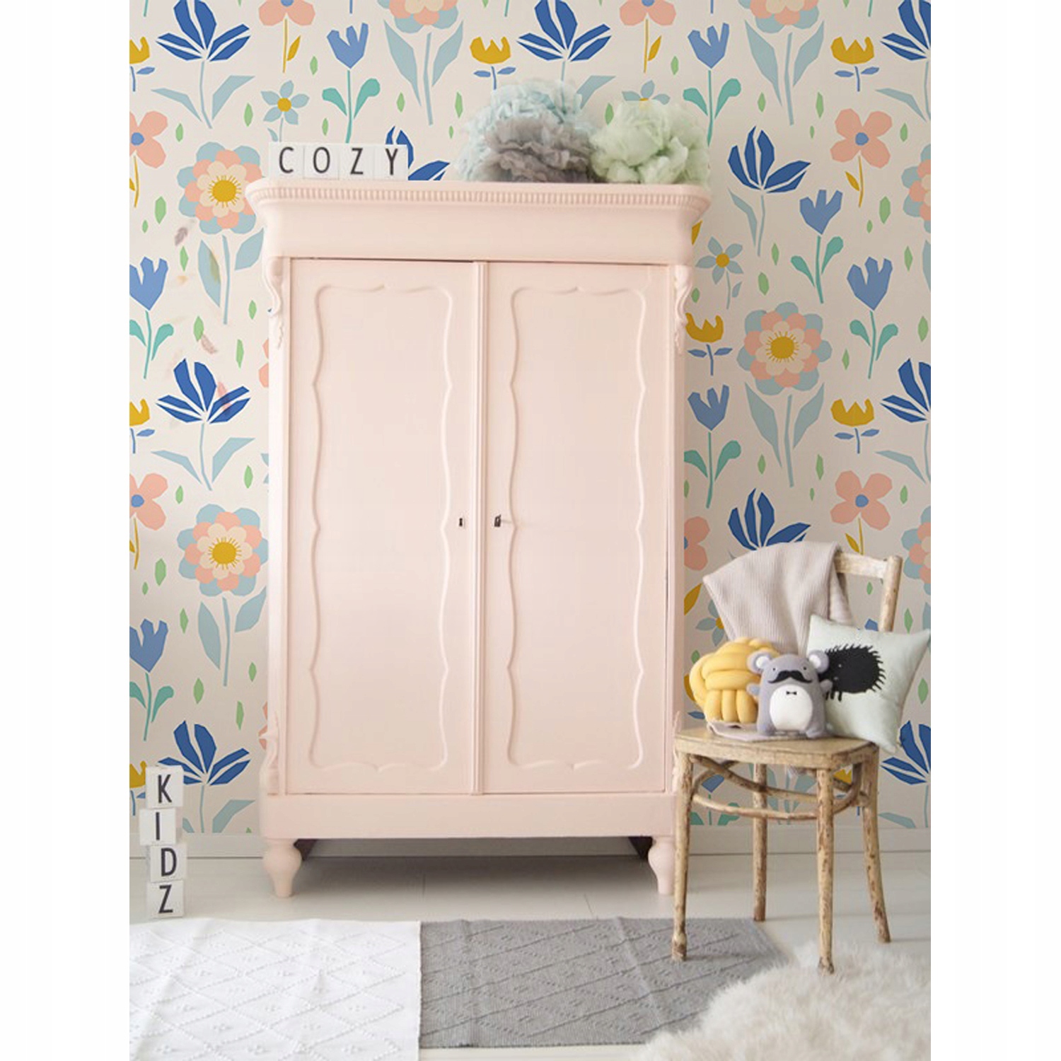 

Fototapeta na ścianę Geometryczne kwiaty 208x146cm