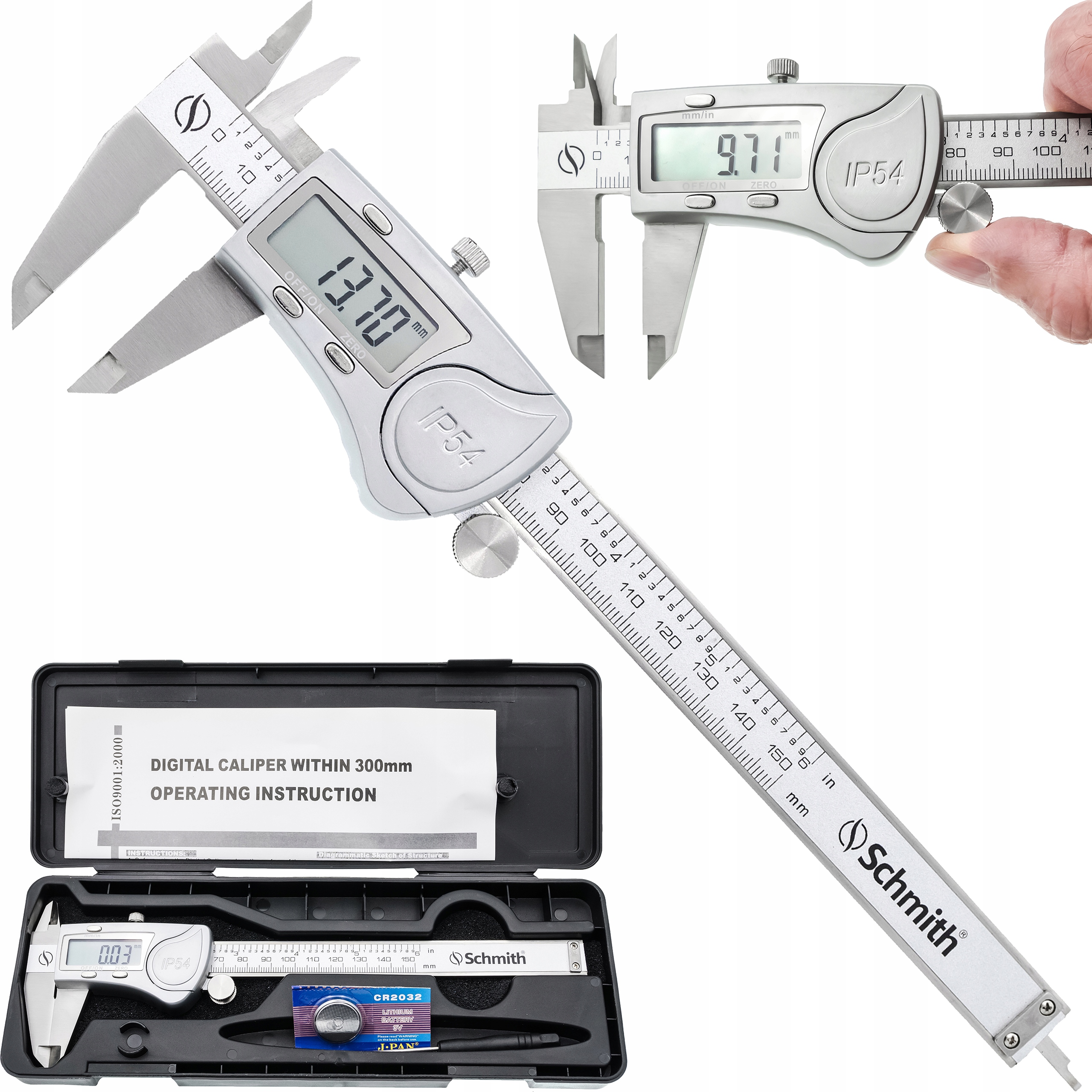 

Suwmiarka Elektroniczna Cyfrowa 150mm Etui Schmith