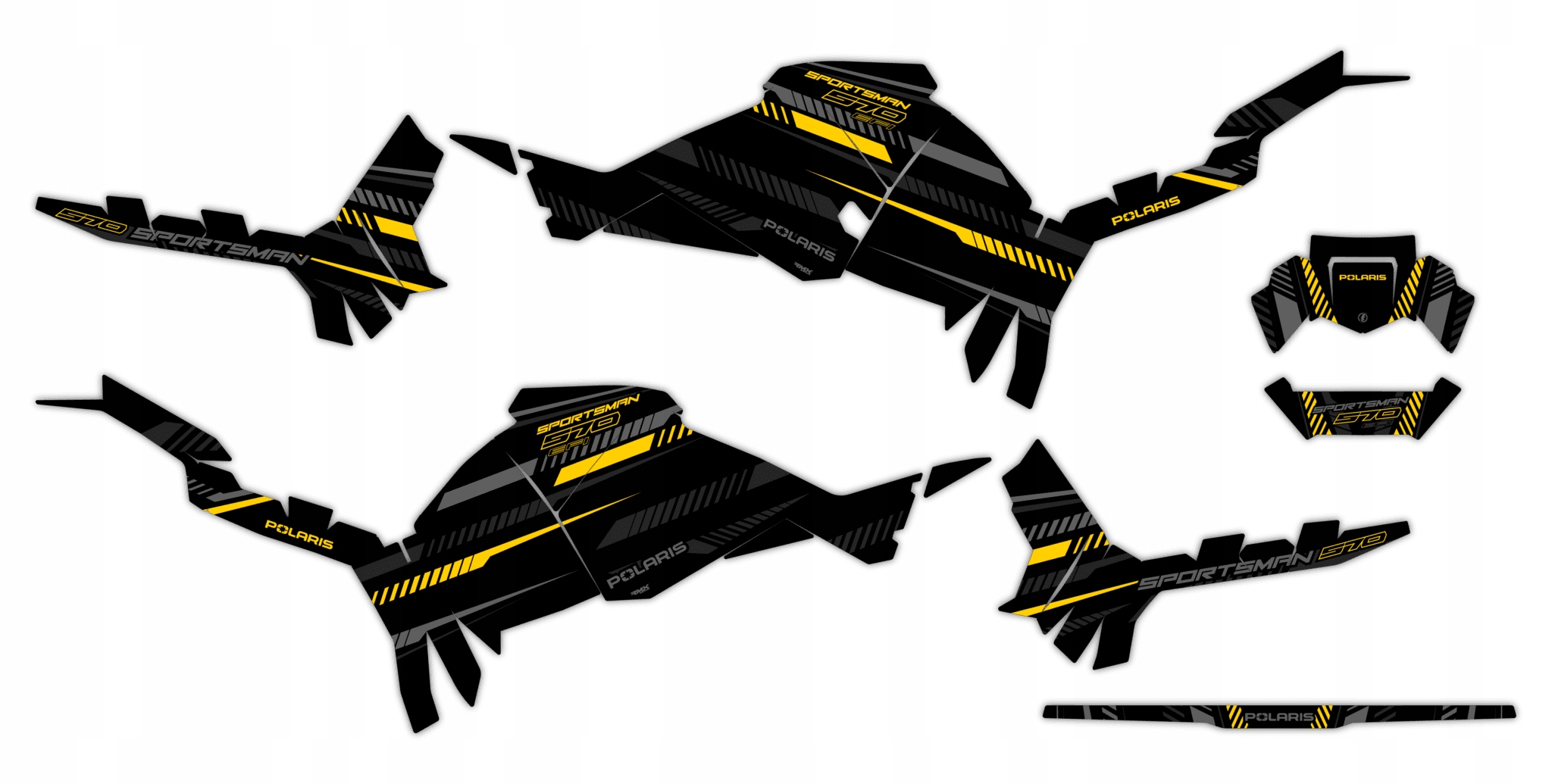 Dýha Samolepky Polaris Sportsman Touring 570 2025+ #6725472