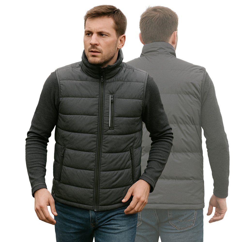 Bezrękawnik Męski Roboczy Ocieplany kamizelka robocza ocieplana Bhp Wiosna