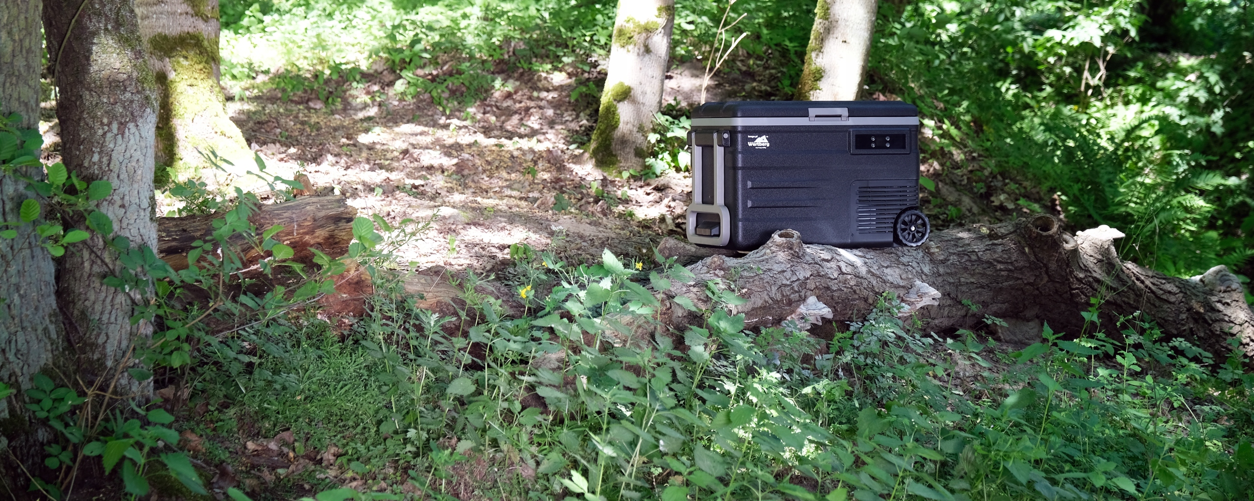 55L lodówka zamrażarka -20°C 12V/24V|230V BT bluetooth samochodowa + kółka Stan opakowania oryginalne