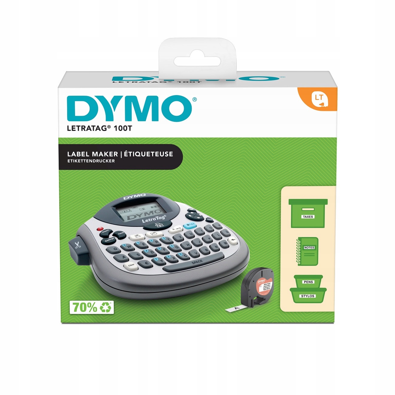 DYMO LetraTag LT-100T Tischgerät QWERTZ-Tastatur