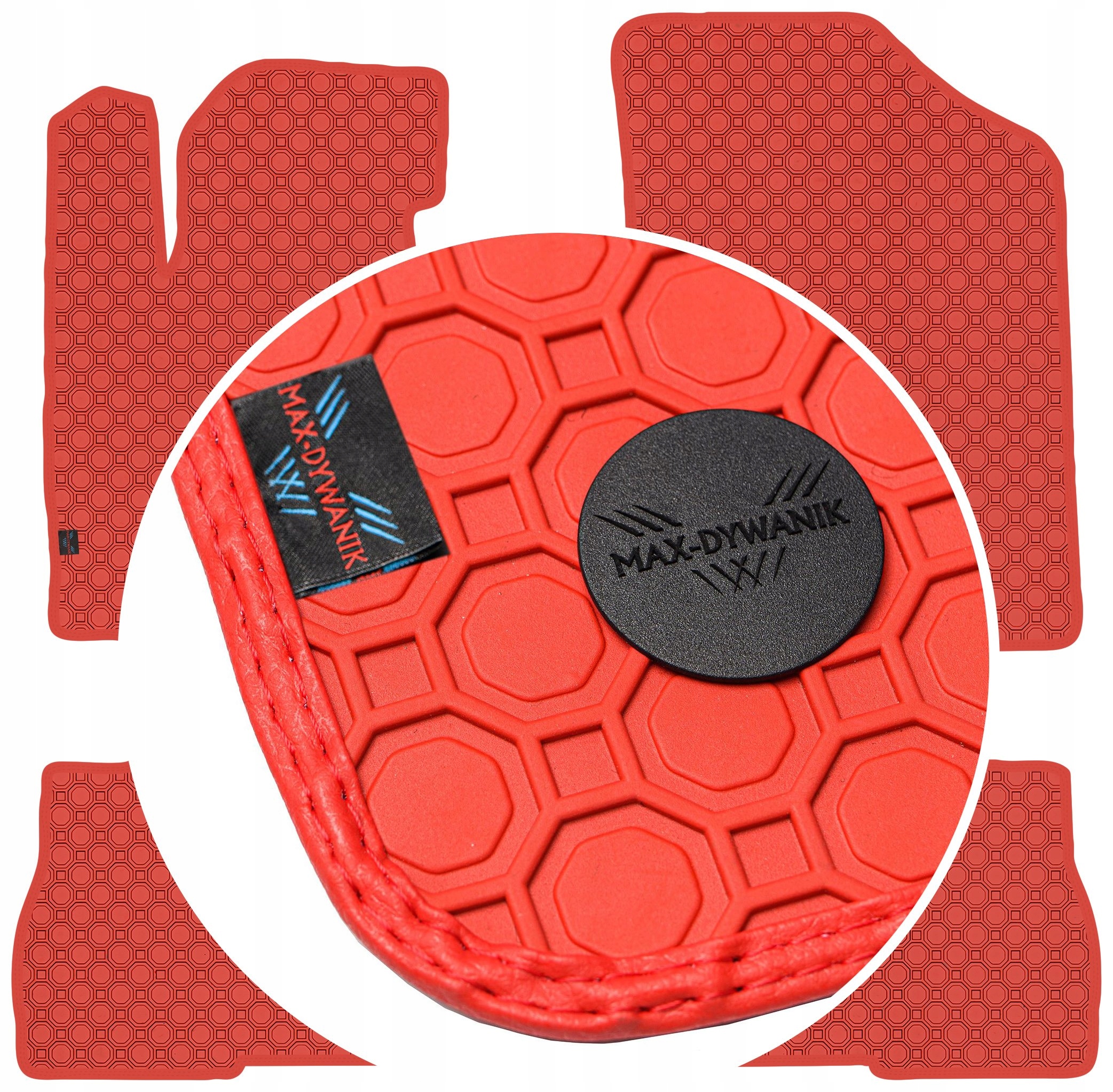 Hyundai Santa Fe III 12-15 Koberce Červené