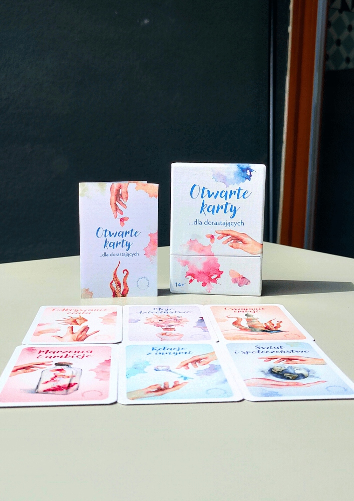 OTWARTE KARTY DLA DORASTAJĄCYCH – GRA I NARZĘDZIE COACHINGOWE ROZWOJOWE 14+ Typ Podstawa