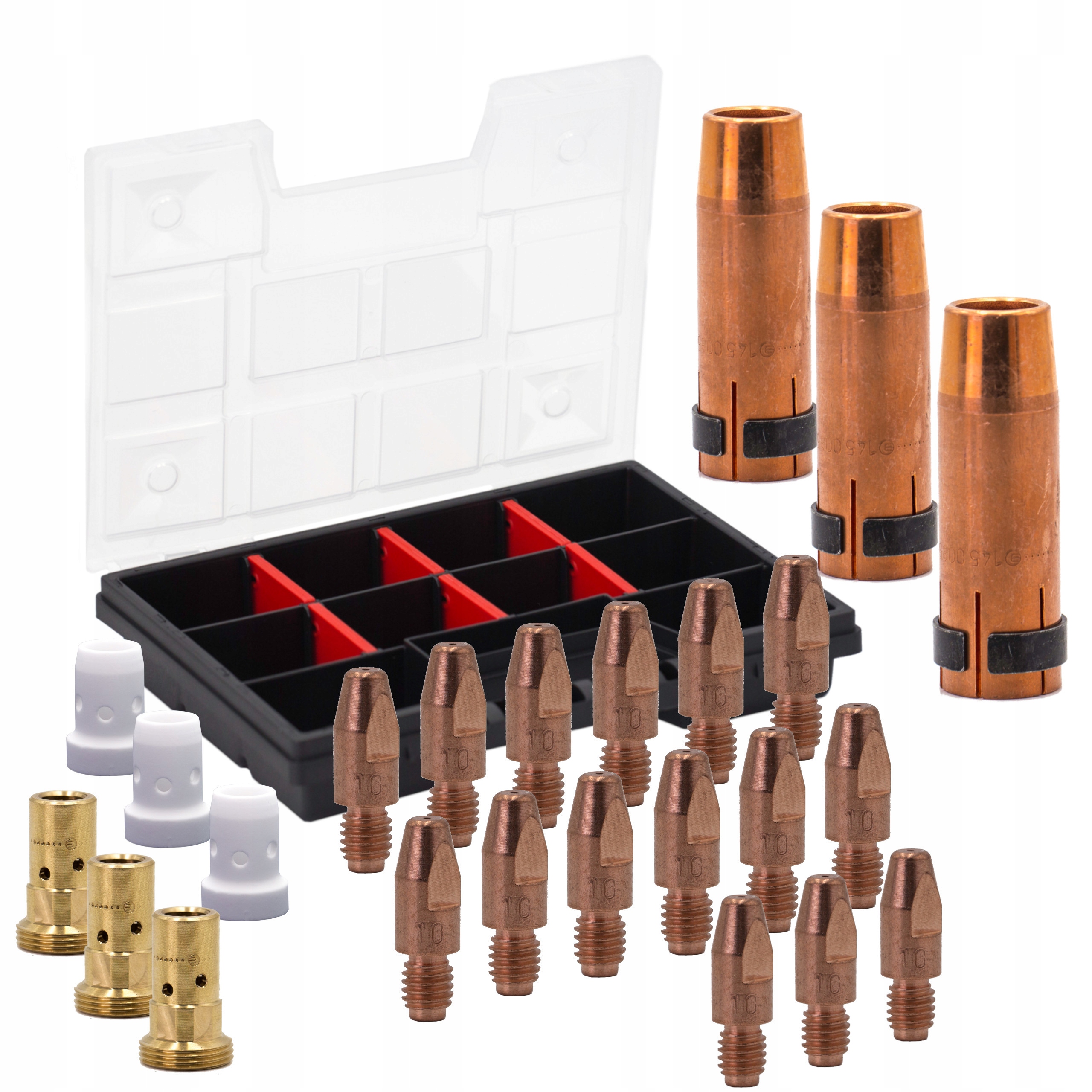 

Zestaw do uchwytu Typ Binzel MB501 M8/1.0mm Box