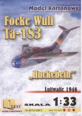

Focke Wulf Ta-183 "Huckebein" KQUE027