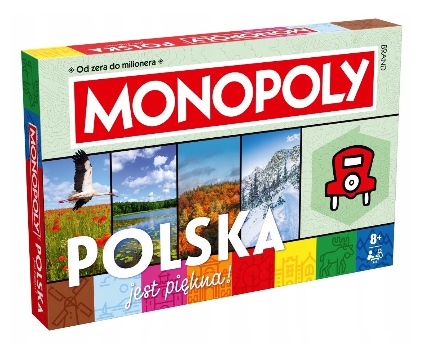 Winning Moves Gra Monopoly Polska jest piękna