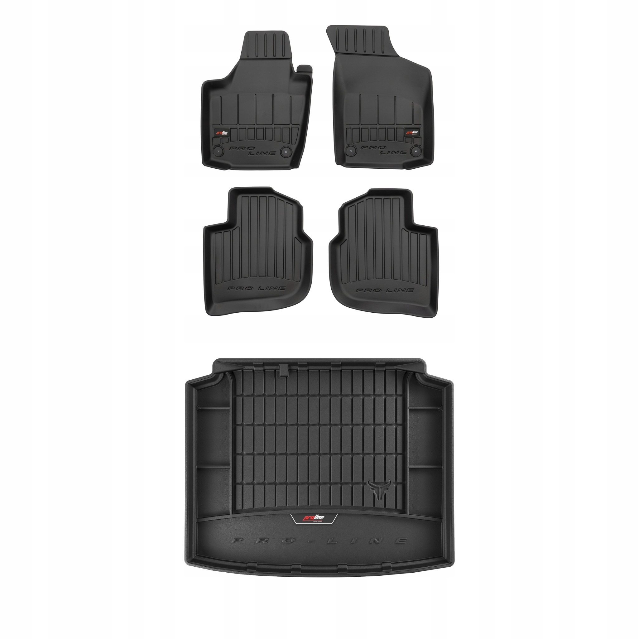 Frogum 3D sada koberců a rohožek s logem pro Škoda Rapid Spaceback 2013-2019