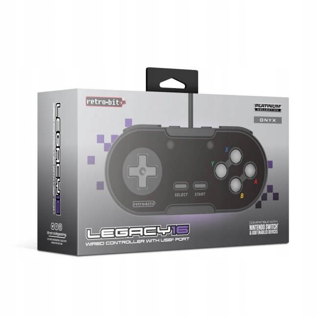 Pad przewodowy do konsoli Nintendo Switch czarny