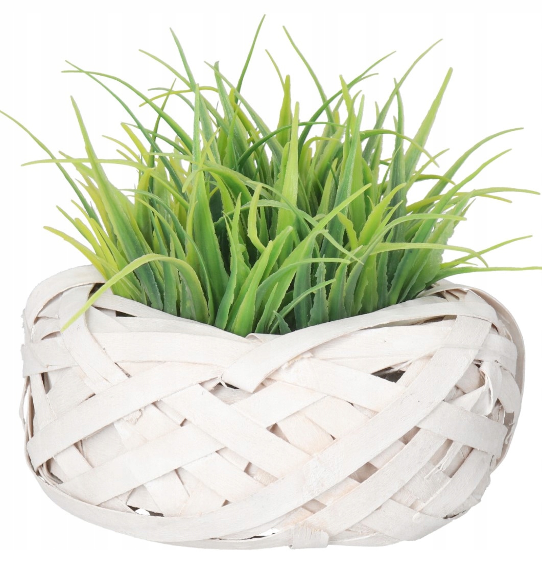 DONICZKA OSŁONKA WIKLINOWA DONICZKA NA KWIATY 15CM Kolor biały