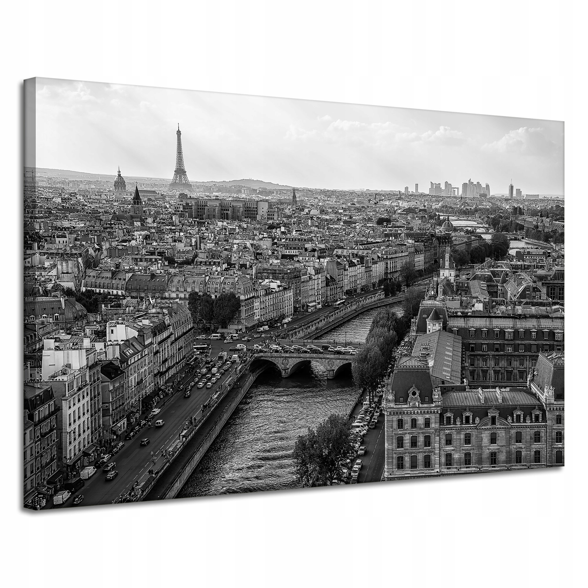 Obraz Canvas Architektura Paříž mono 120x80 cm
