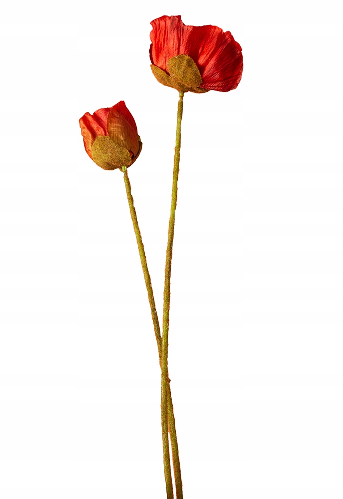 

Sztuczny Kwiat Mak czerwony 75cm