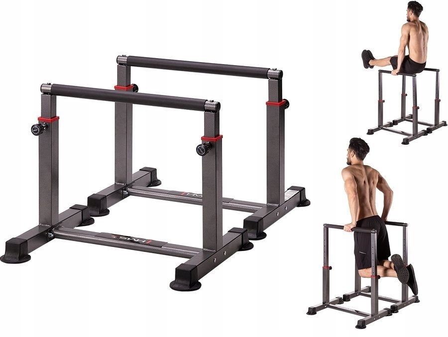 Hms Nastavitelné tréninkové rukojeti pro dipové pumpy a cvičení Crossfit