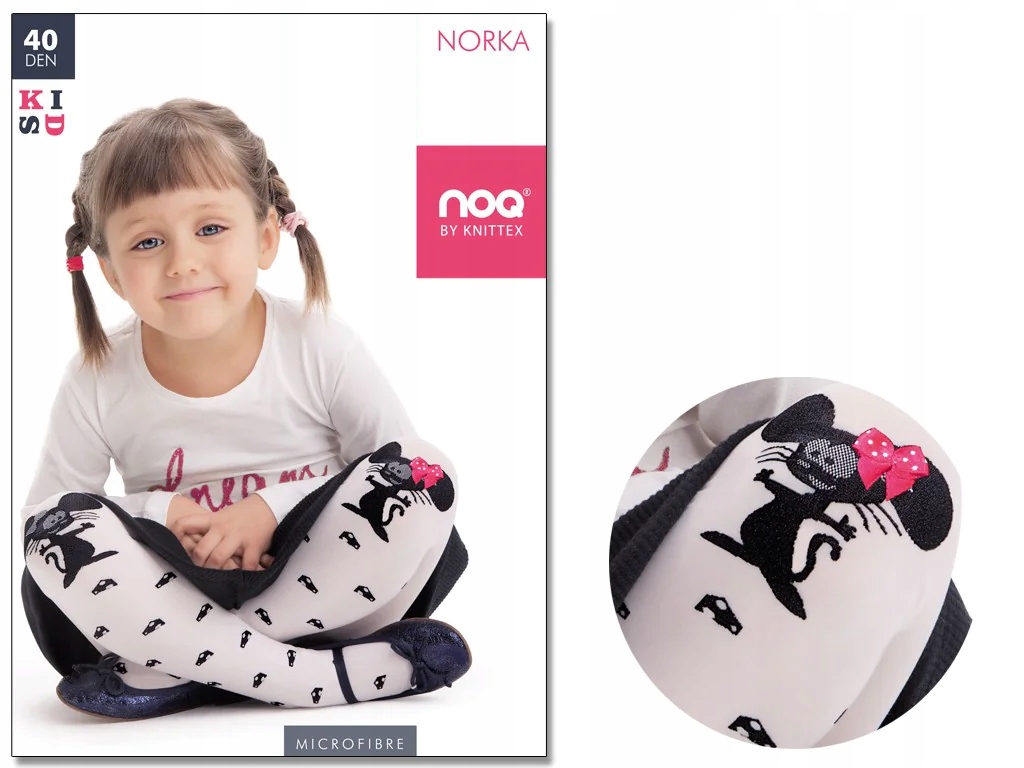 

Rajstopy dziecięce myszki norka 40 den 122-128