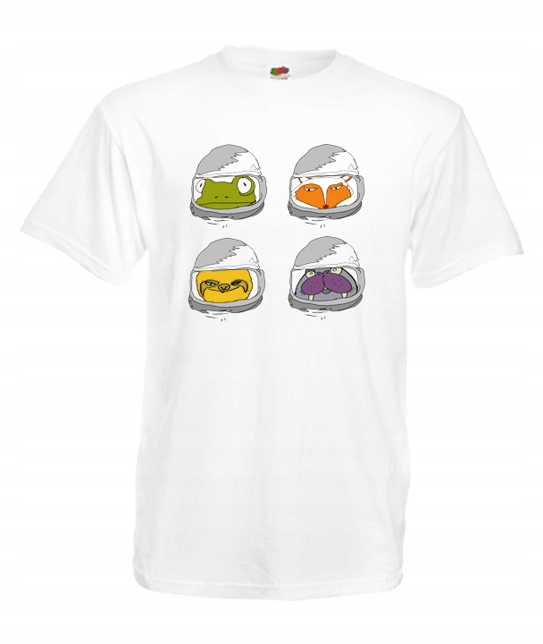 

S Koszulka Męska Kosmos Men On The Moon Wzory