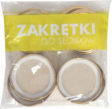 Zakrętki do słoików 4 zaczepowe 66mm 10 sztuk x 5 Kod producenta 798827