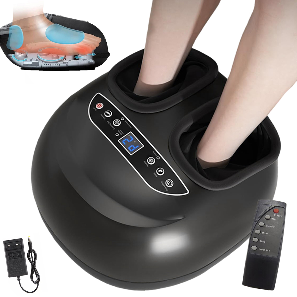 Elektryczny Masażer Stóp Nóg Shiatsu 3D ogrzewania Do Terapii Relaks Domu