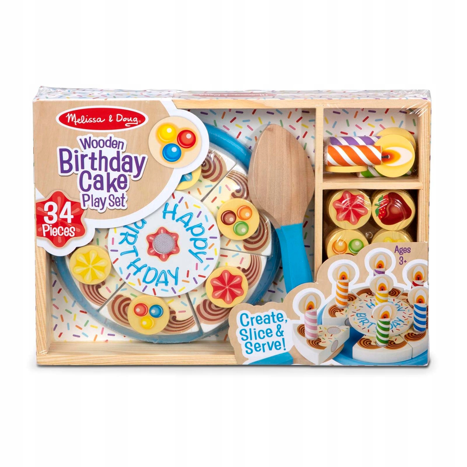 

Melissa & Doug Drewniany Tort
