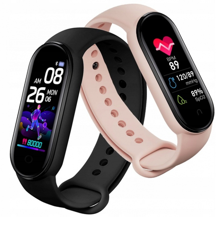 SMARTBAND XIAOMI MI BAND 7 NFC + ZESTAW 5 OPASEK Model Mi Band 6 NFC