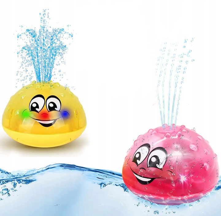 ZABAWKA DO KĄPIELI WANNY FONTANNA LED Wiek dziecka 2 lata +