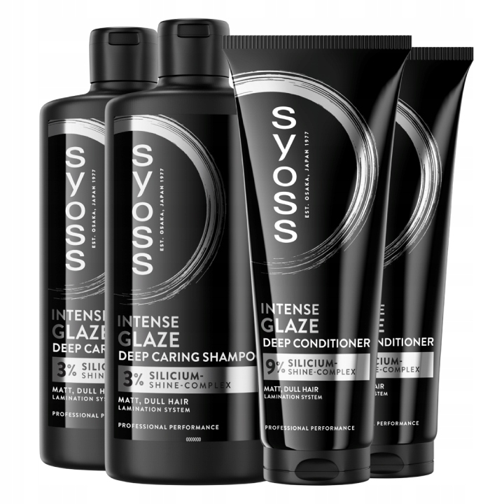 Syoss Intense Glaze Szampon Odżywka do włosów Matowych Pozbawionych Blasku