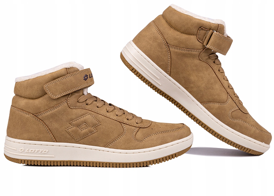 Pánské boty Lotto Zimní podzimní tenisky Zateplené kožešinou Vysoké vel. 45