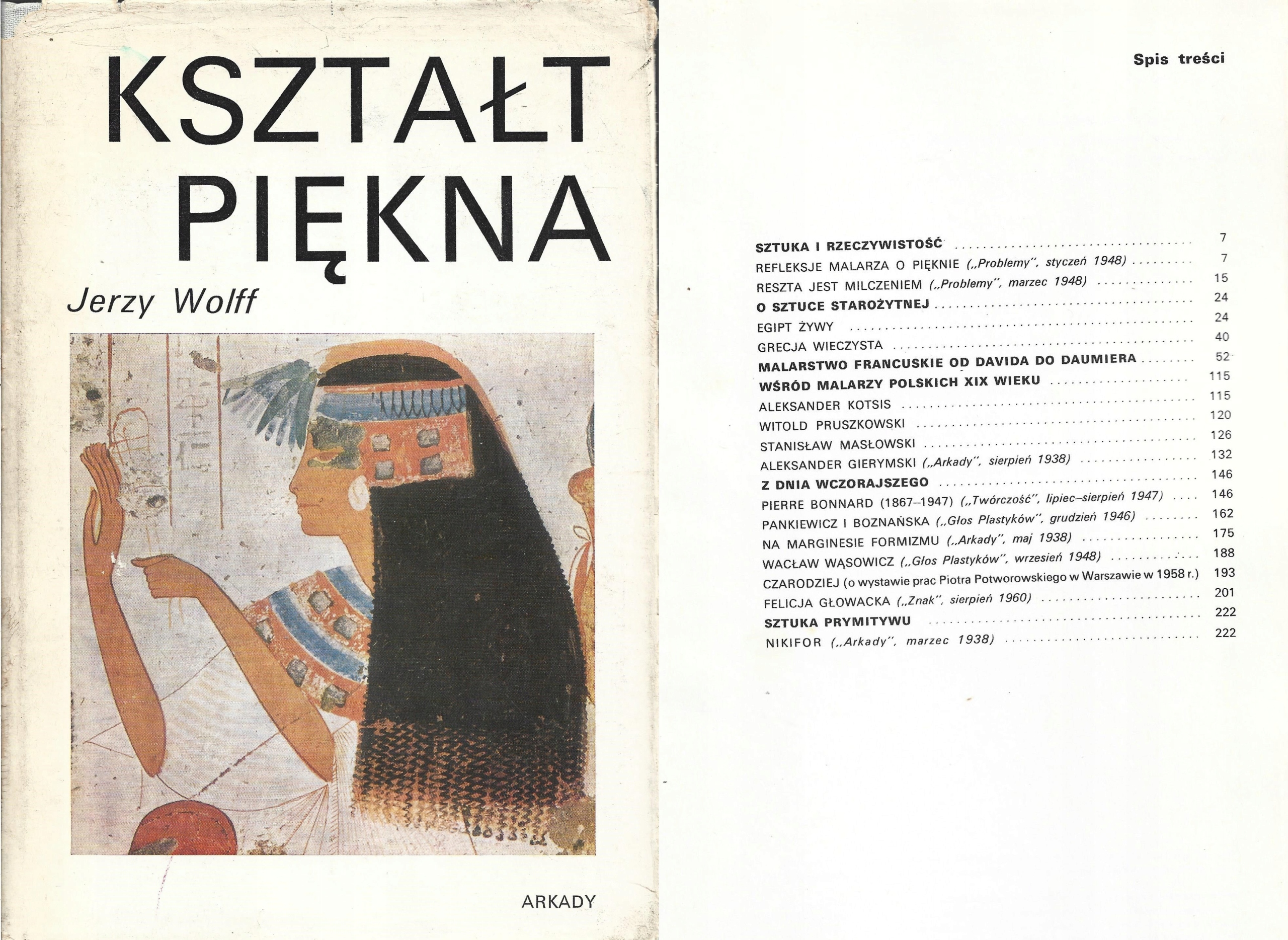 KSZTAŁT PIĘKNA Jerzy Wolff