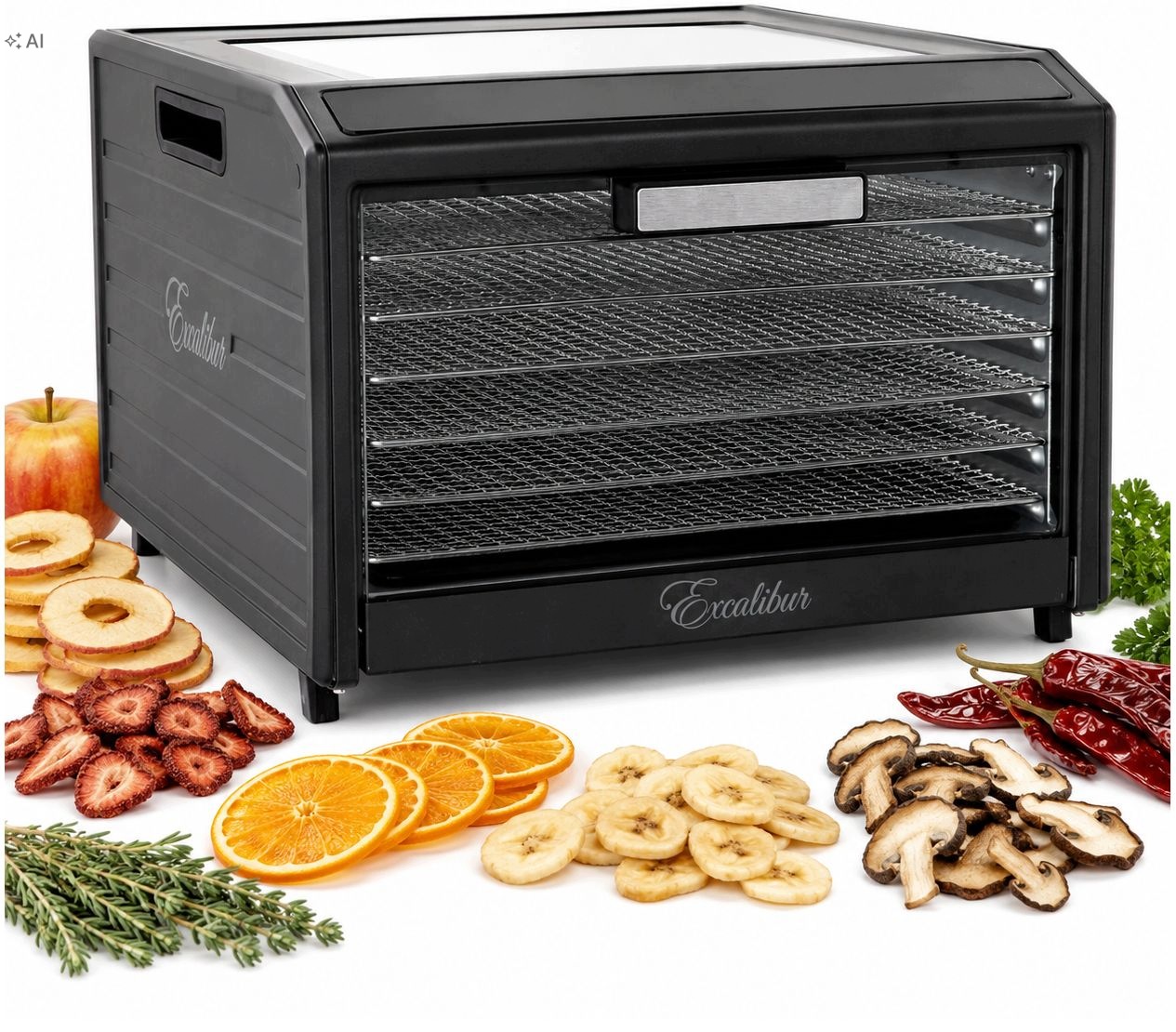 Excalibur 6 Tray Performance sušička potravin 6 táců ocel dehydratátor
