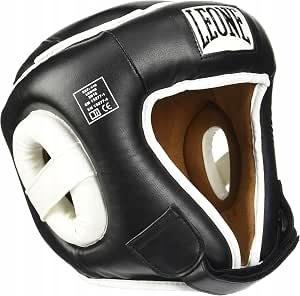 Kask Bokserski Leone 1947 Combat CS410 Czarny M 55-58 cm