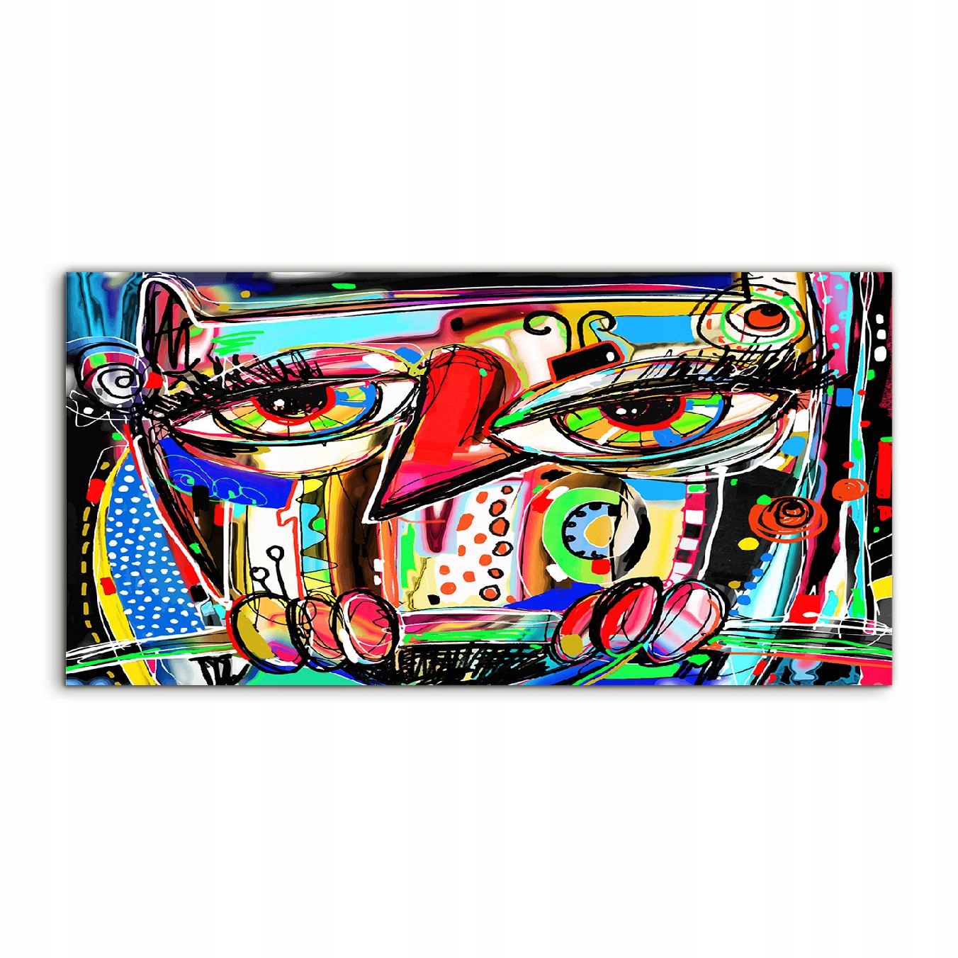 Akrylový obraz 120x60 s grafikou Sova Vták Art Zviera