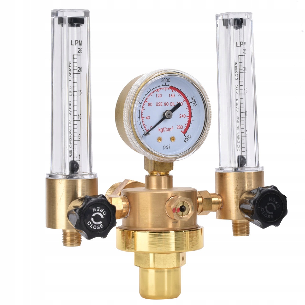 Regulátor Tlaku Argonu Průtokem Ze 2 Průtokoměrů