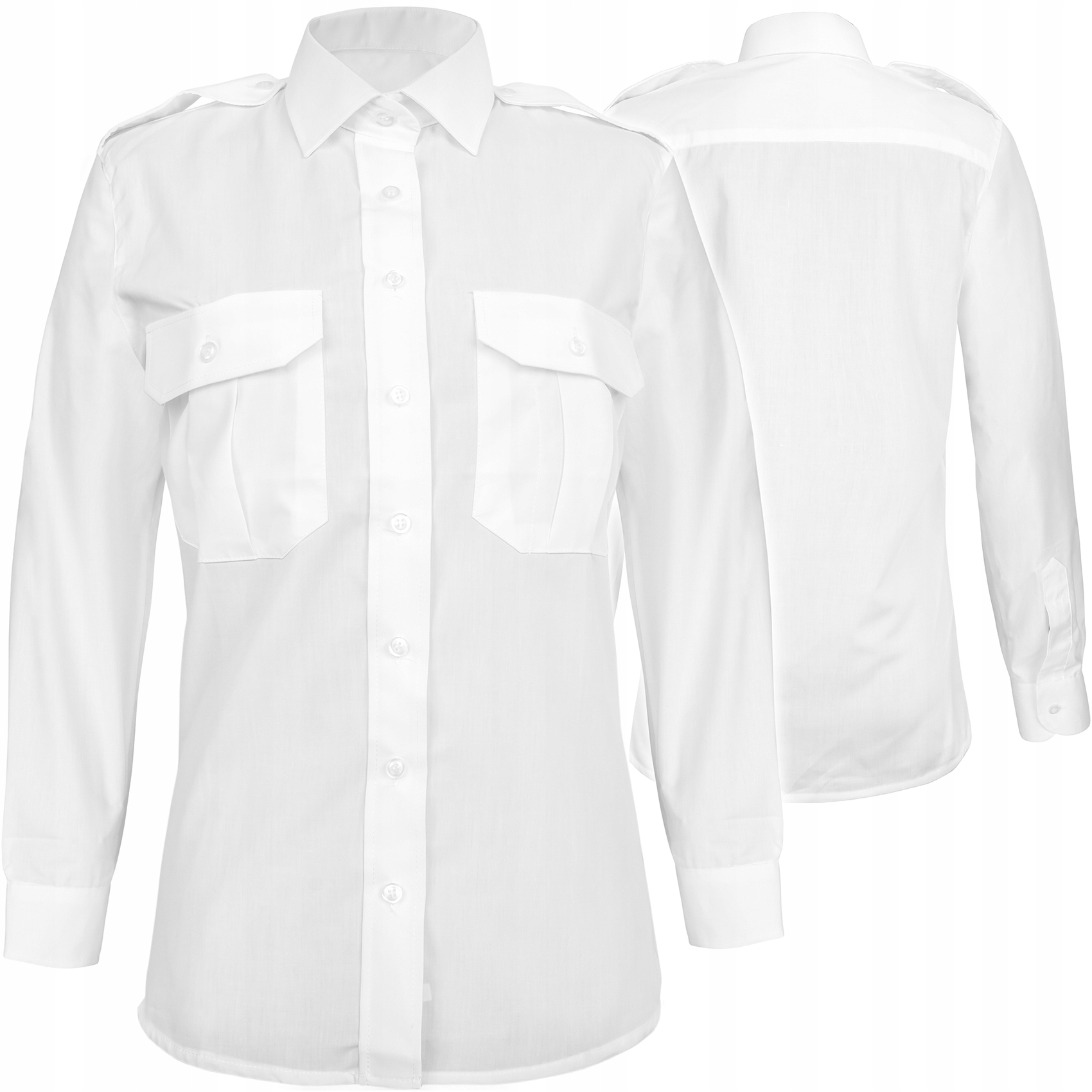 KOSZULA służbowa DAMSKA biała z pagonami r. 44