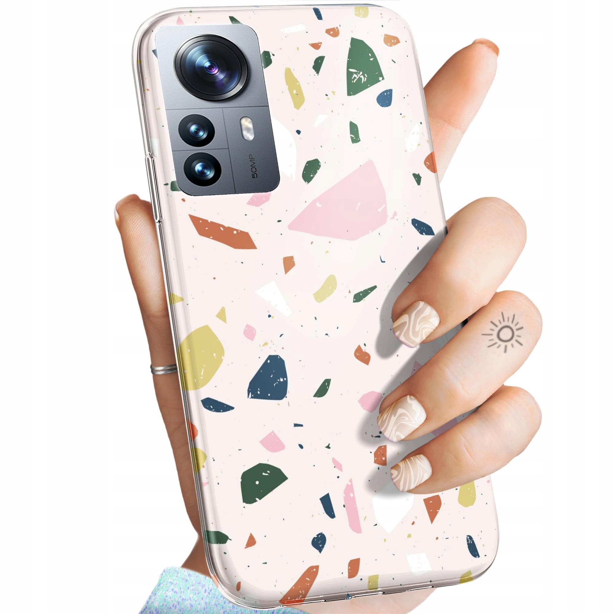 Etui Do Xiaomi 12 Pro 12S Pro Lastriko Terrazzo Terakota Obudowa