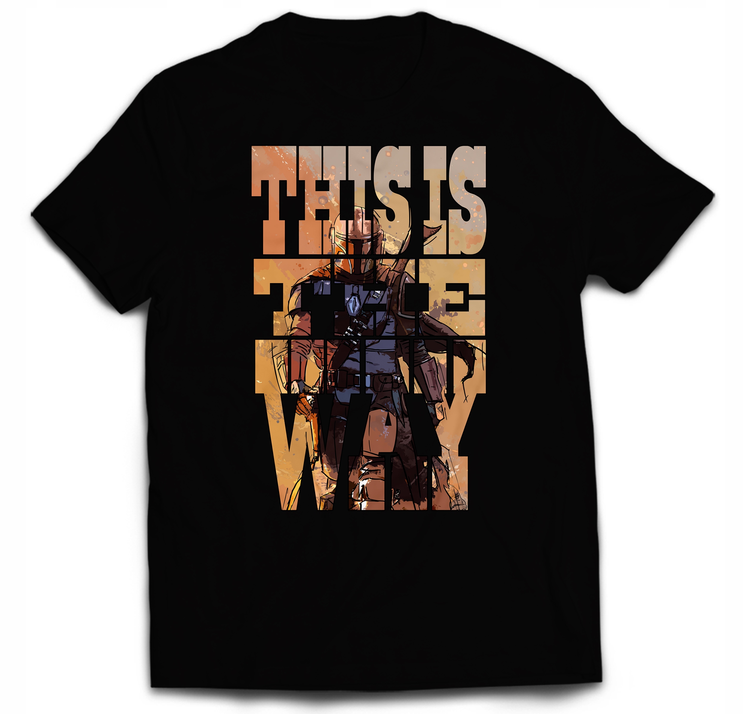 

Koszulka Mandalorian This Is The Way Boba Fett L