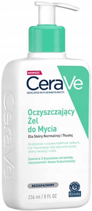 

CeraVe Oczyszczający żel do mycia ciała 236 ml