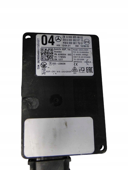 A0009058802 - MERCEDES GLE W166 166 радар ALKA в задний бампер