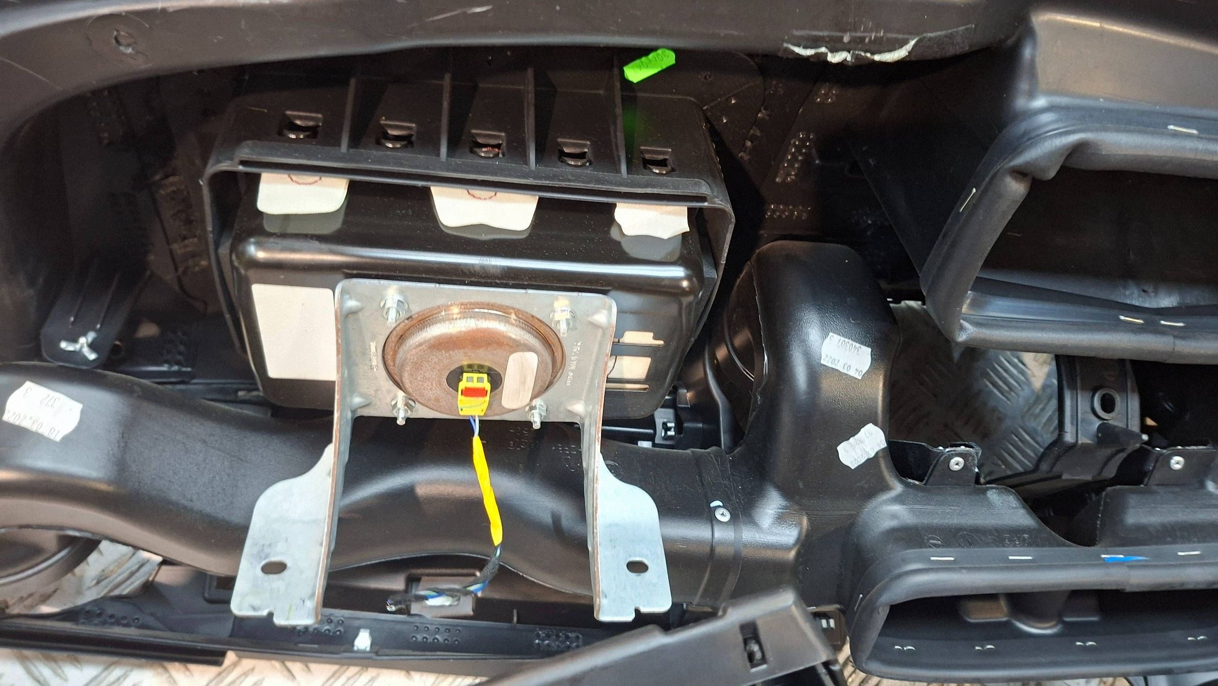 dashboard instrument panel airbags FIAT 500 LIFT 2015