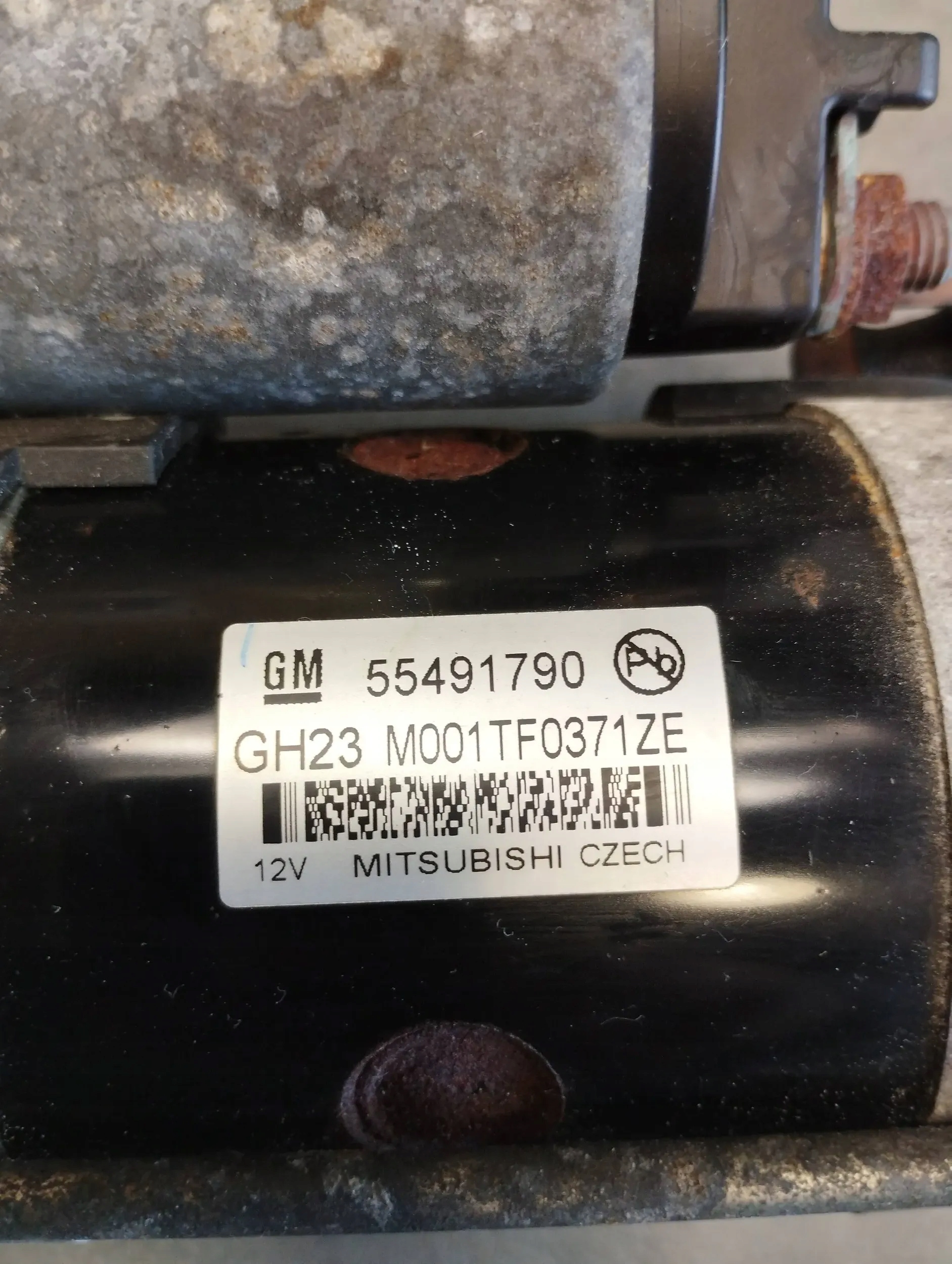 Opel Astra K 1.6 CDTI starter 55491790