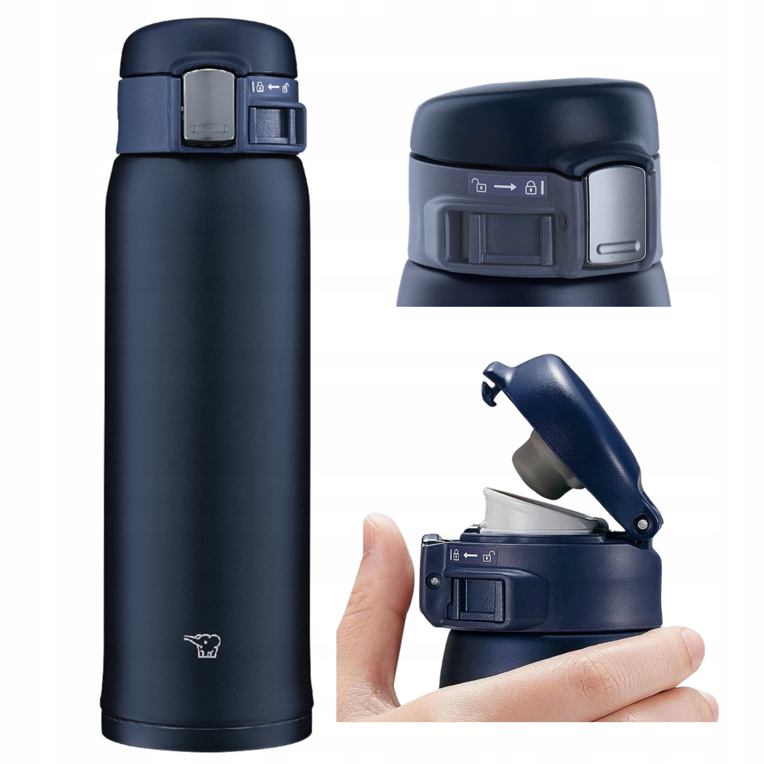 Termohrnek na kávu Termoska s náustkem Granátový Zojirushi Sm-sf 480 ml