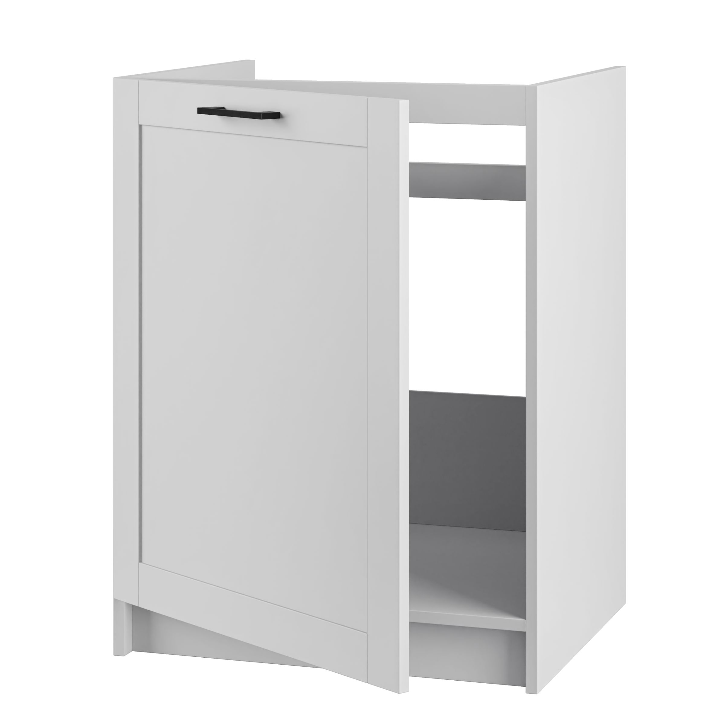 Kuchynská skrinka pod umývadlo 60 Rámik biela matná