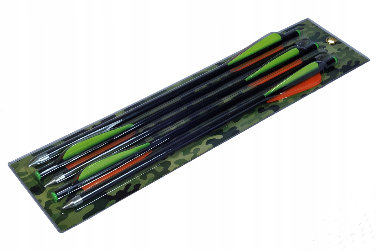 Strzała z włókna szklanego 12" do kuszy 8 mm x 30,8 cm 5 szt.