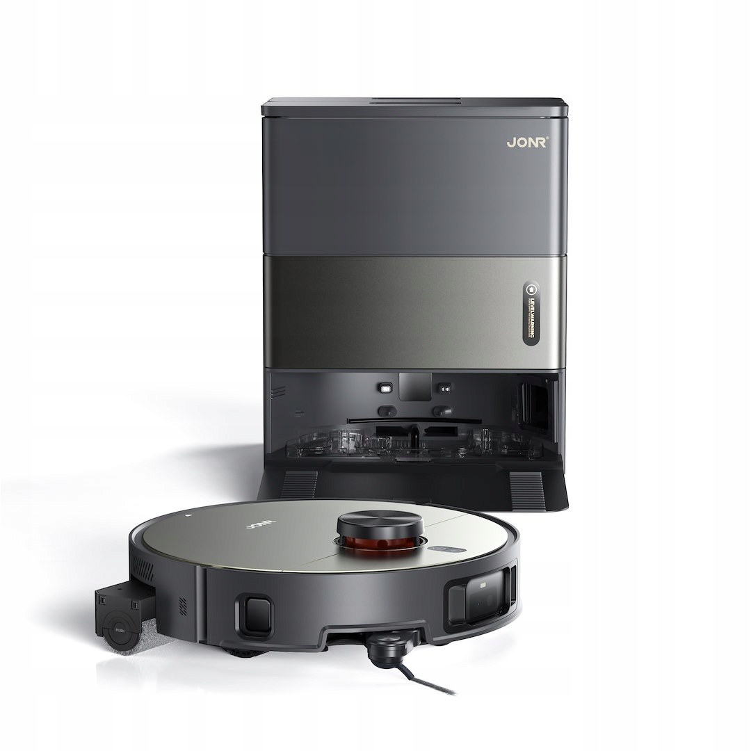 Robot Sprzątający Jonr X9 Pro ze Stacją LiDAR 20 000 Pa Hepa szary/czarny
