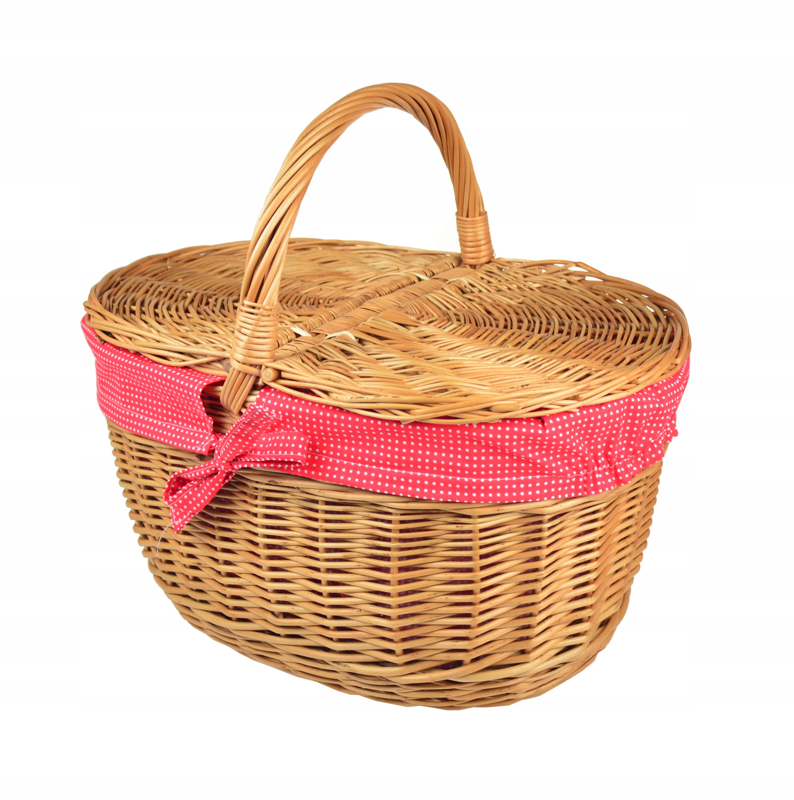KOSZYK NA PIKNIK wiklinowy kosz PIKNIKOWY DUŻY Marka Wiklinowy-eu